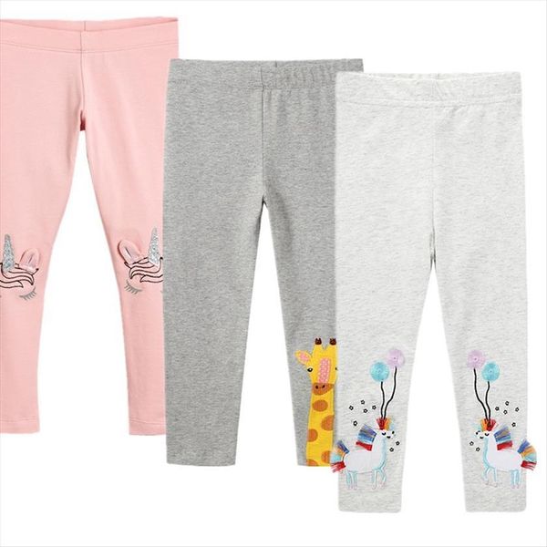 

children leggings 3 8 years kids autumn winter clothing girls cartoons printing pants trousers, Blue
