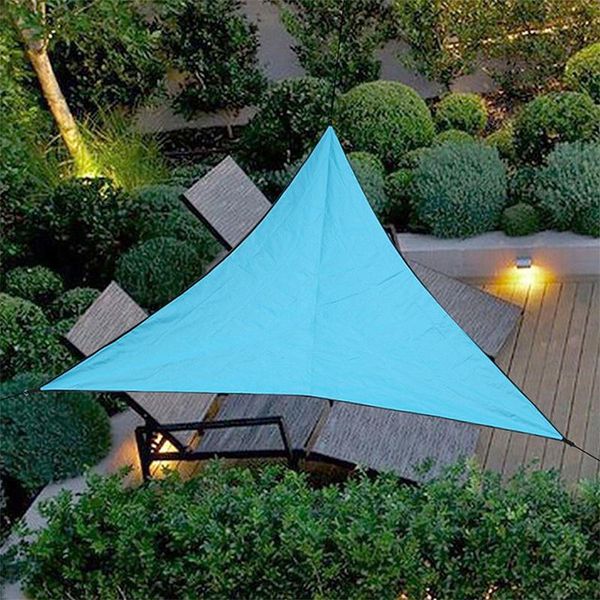 

tents and shelters outdoor triangle shade sail waterproof unshade sun awning shading camping hiking balcony yard awnings