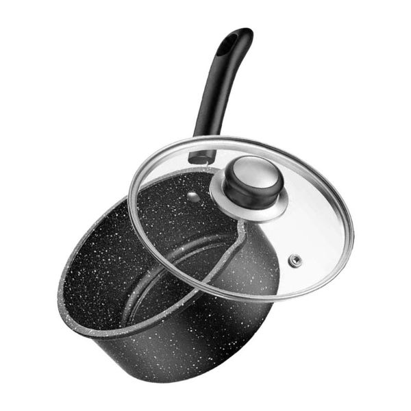 

pans 1 set of pot with handle and cover household auxiliary food cooking soup