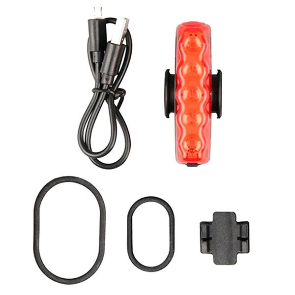 

bike lights usb rechargeable light set 300 lumen super bright front headlight and rear led bicycle taillight for safety cycling warning