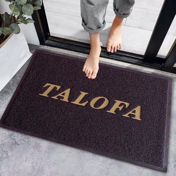 

floor door mats carpet non-slip pvc kitchen mat bath living room custom silk loop entrance front carpets