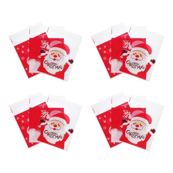 

gift wrap 300pcs baking food bags biscuits self adhesive candy for christmas