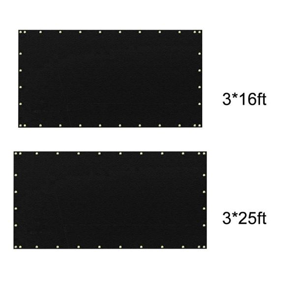 

shade black 3ft sunshade wind fence protection net home balcony privacy screen deck sail outdoor yard cover uv