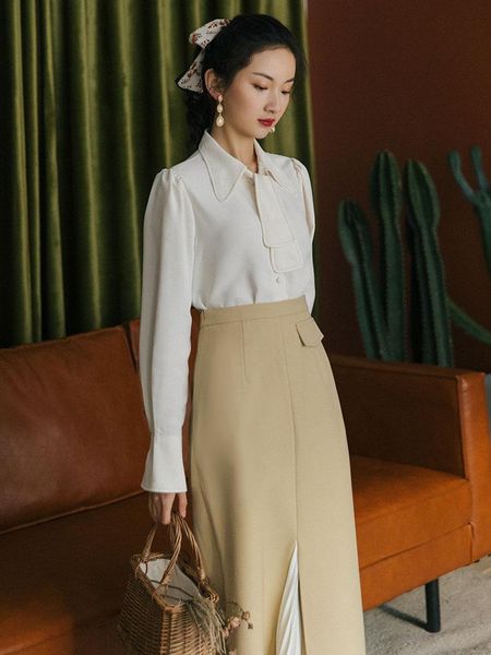 

skirts 2021 fashion women's clothing vintage empire womens two-piece suit, Black