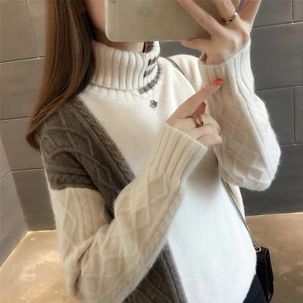 

Fashion Sweater Women's Turtleneck s in 2021, Black + yellow