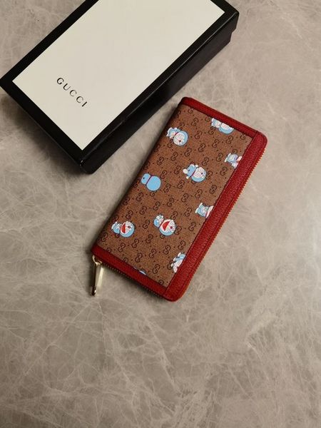 

leather wallet phone real brand compact long wallets chain designer pouches key card holders luxury cases purse clutches evening 647787 1q8e, Red;black