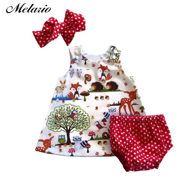

melario baby dresses spring new baby girls clothes flower pattern baby princess dress plaid cotton kids clothing 210412, Red;yellow