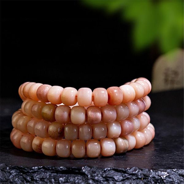 

beaded, strands tibetan natural camel bone 108 mala skeleton hand grinding bucket beads bracelet men or women playing prayer dropship, Black