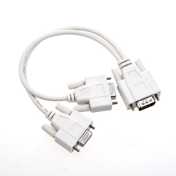 

audio cables & connectors aabb- 1 pc to 2 monitors splitter cable for vga video