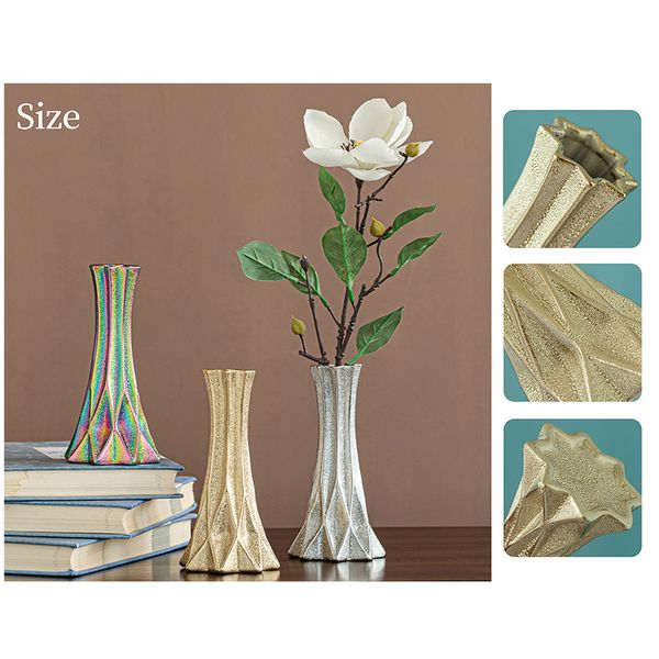 

ceramic geometric origami vase creative friends gifts can be family party decoration