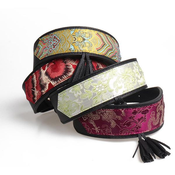 

dog collars & leashes for large and medium dogs chinese style pet collar product red yellow white purple