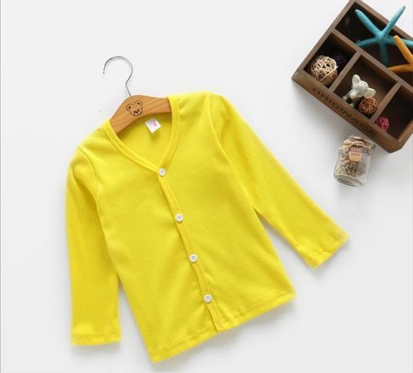 

spring summer cotton candy colored cardigan boys girls coat childrens outwear, Blue