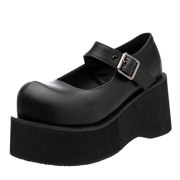 

dress shoes europe and the united states big punk platform vintage, Black