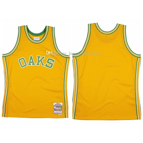 

09men oakland oaks aba yellow 1968-69 mitchell & ness swingman jersey 01, Black