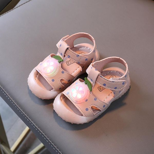 

toddler sandales princess baby girl soft bottom anti-slip anti-kick beach shoes summer infant sandals born casual sandalias, Black;red