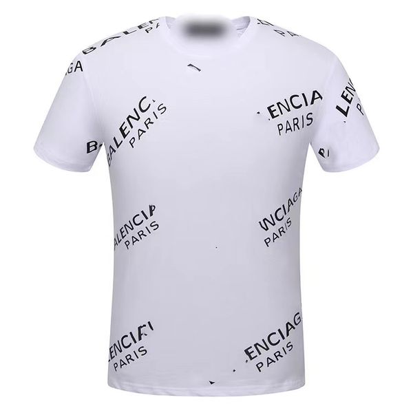 

luxury casual t-shirt new style men's designer short-sleeved t-shirt 100% pure cotton wholesale black and white, White;black