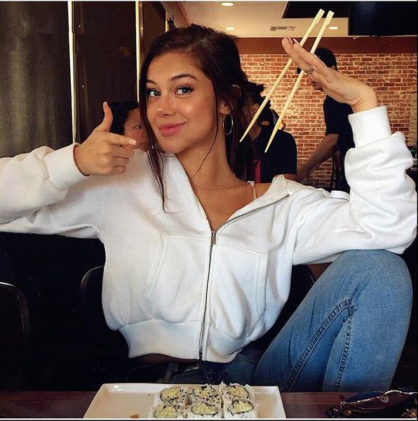 

women fashion autumn winter crop casual long sleeve hooded hoodies and elegant zipper ladies white streetwear, Black