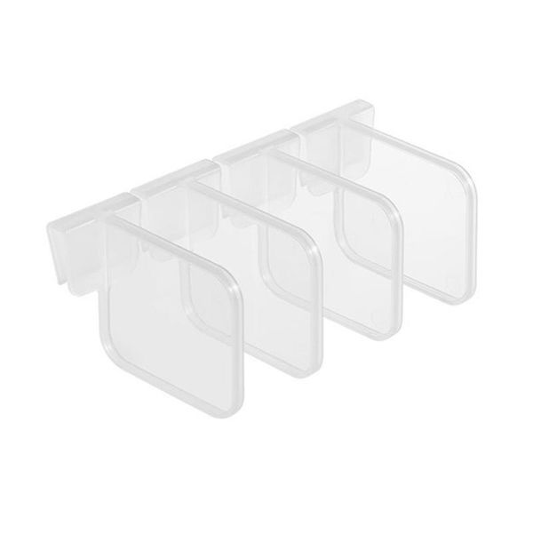 

hooks & rails refrigerator storage partition board kitchen bottle jar snap type sorting rack divider separation tool