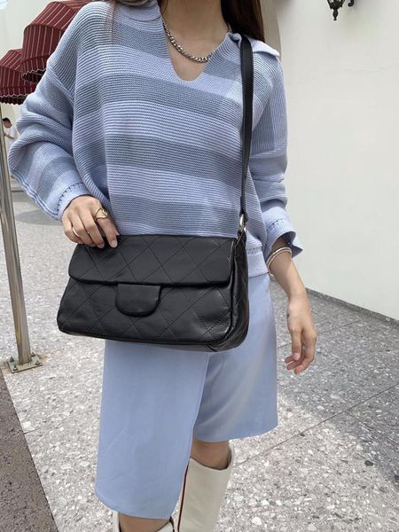 

evening bags 2021 designer brand shoulder bag classic fashion women's underarm casual soft leather messenger 6016