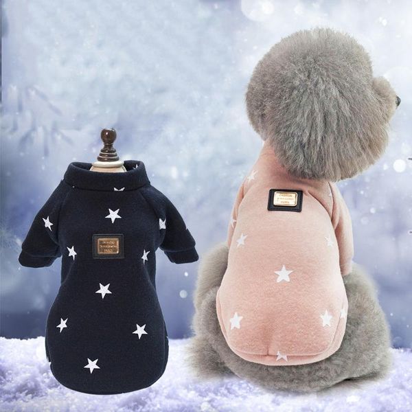 

dog apparel winter style warm five point star pet clothes pentagram puppy clothing hoodies for small medium large dogs ropa para perros