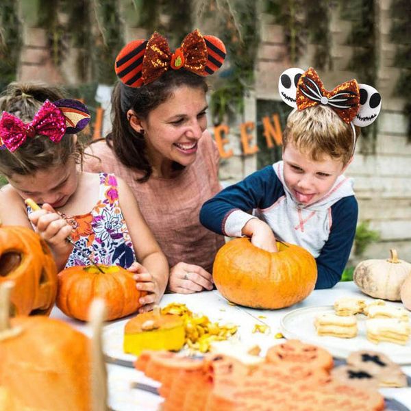 

girls hair accessories sticks bows headbands childrens baby holiday diy hairband halloween party children's ornaments b8016, Slivery;white