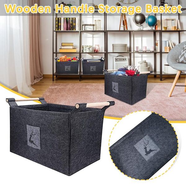 

storage bags firewood bag heavy waterproof waxed home basket felt spaper stalls