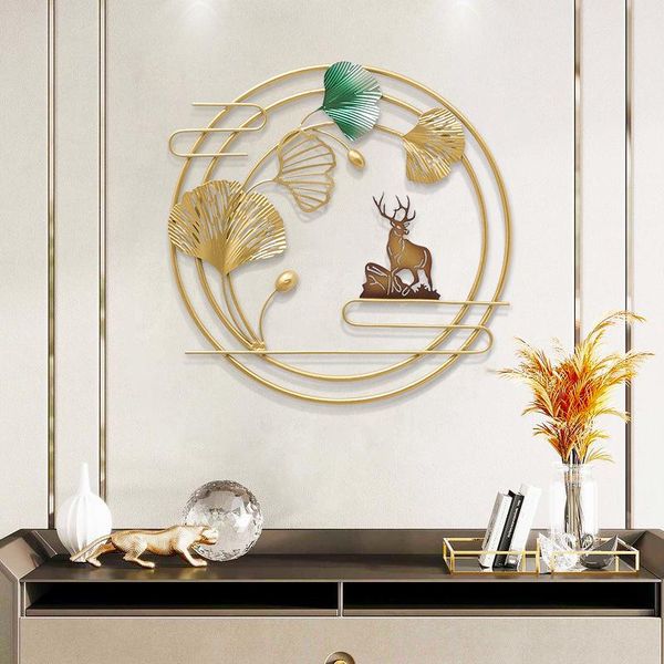 

modern creative wall decoration living room bedroom background ginkgo leaf picture frame luxury home accessories frames