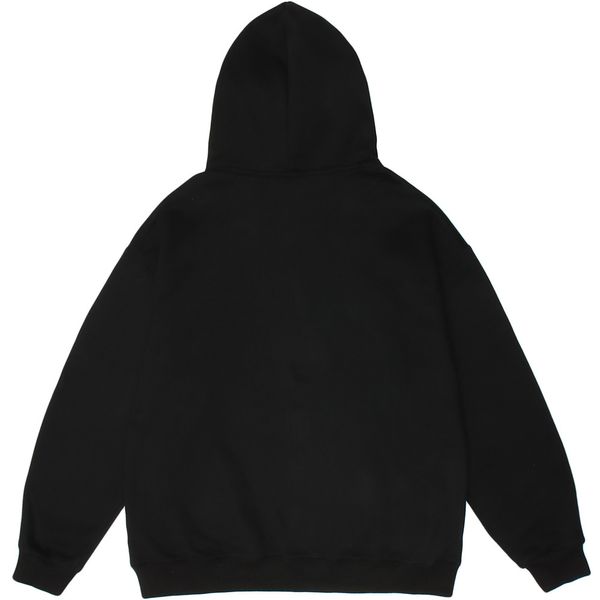 

men's hoodies & sweatshirts aolamegs zipper with hood stamped male heart bear written ink jet couple fashion autumn harajuku big clothi, Black
