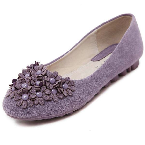 

dress shoes soft real leather flat women slip on shoes ladies rubber sole driving suede moccasin casual loafer, Black