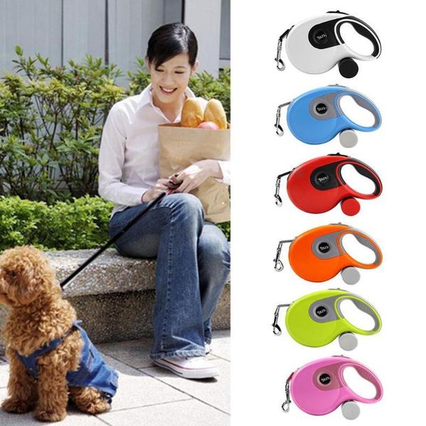 

dog collars & leashes automatic retractable walking traction rope belt pet supplies
