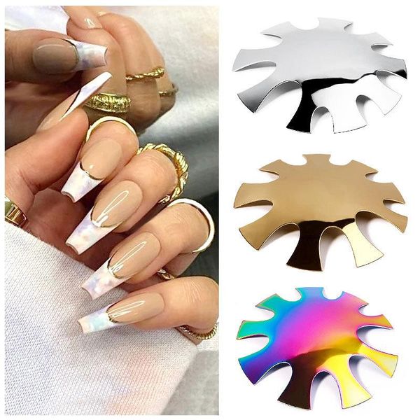 

nail art kits french tips line edge cutter clipper trimmer form template tools