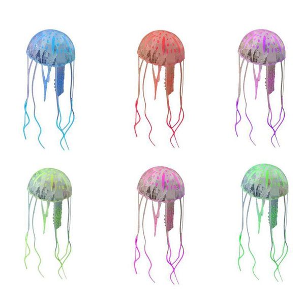 

pcs glowing jellyfish ornament decoration for aquarium fish tank x7je decorations
