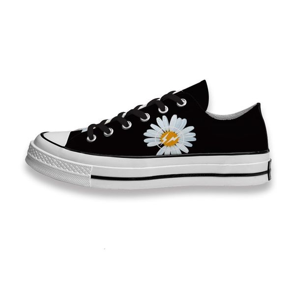 

custom printed shoes cute small lightning daisy sneakers low mens womens skateboard sport footwear diy trainers canvas casual shoe m7g5 zfu3