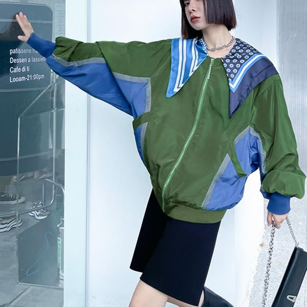 

women's jackets xuxi women 2021 spring and autumn thin versatile korean long sleeve loose female jacket coat e2859, Black;brown