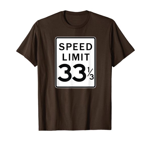 

Speed Limit 33-1/3 T-shirt. Vinyl record lover tee, Mainly pictures