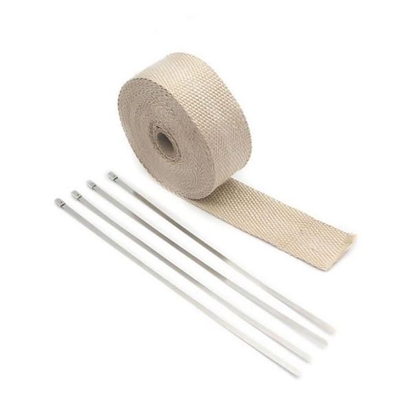 

motorcycle exhaust system auto pipe thermal insulator wrapping tape made for intake inter cooler reflective insulation kit refit design