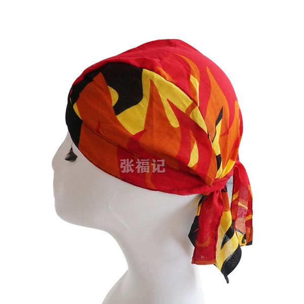 

pirate cotton magic hat street outdoor riding square scarf hat various colors available