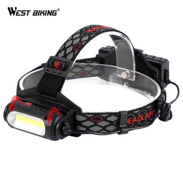 

cycling headlight led headlamp rotatable waterproof t6 bulb usb rechargeable no battery camping fishing bike lights