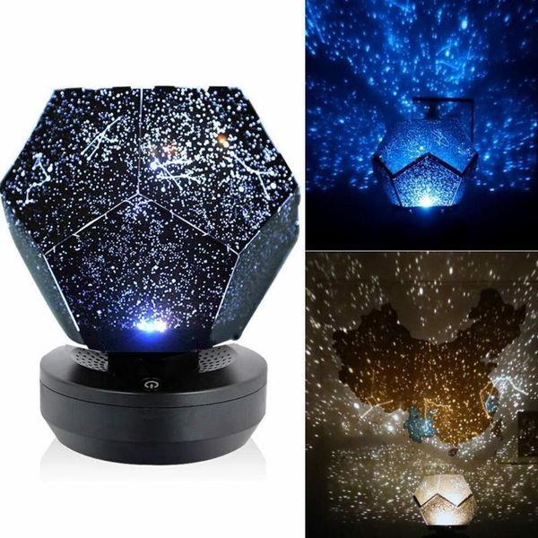 

novelty items star projector lamp children bedroom led night light baby decor rotating starry nursery moon galaxy table