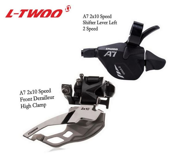 

bike derailleurs ltwoo a7 2x10 20 speed derailleur groupset 2 kits front and shifter lever left repair parts
