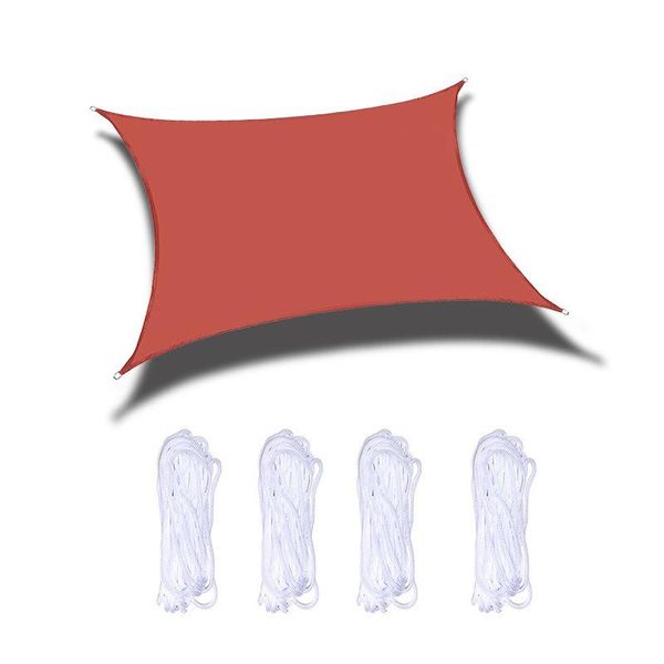 

tents and shelters outdoor courtyard garden waterproof sunshade sail polyester rectangular awning uv-proof canopy