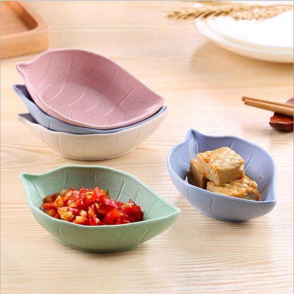 

dishes & plates leaves seasoning dish baby kid bowl wheat straw soy sauce vinegar mustard rice plate japanese tableware container