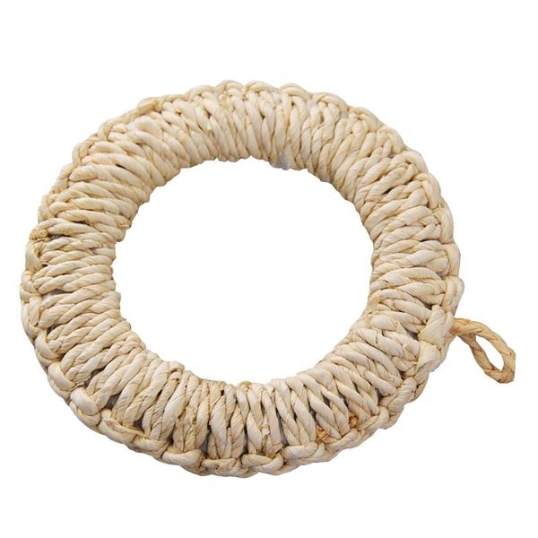 

mats & pads japanese style pot holders natural corn husk woven anti-scald placemat handmade trivets tableinsulated pan