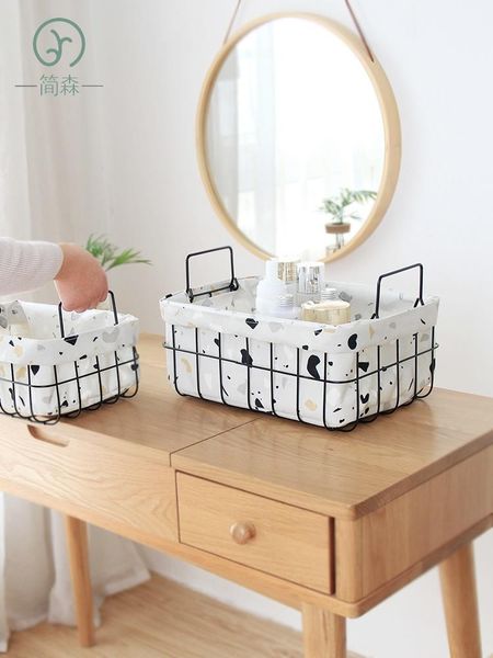 

tironwork storage basket simple deskdebris box magazine books baskets