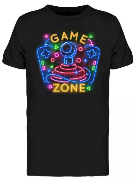 

game zone tee men's -image by shutterstock, White;black