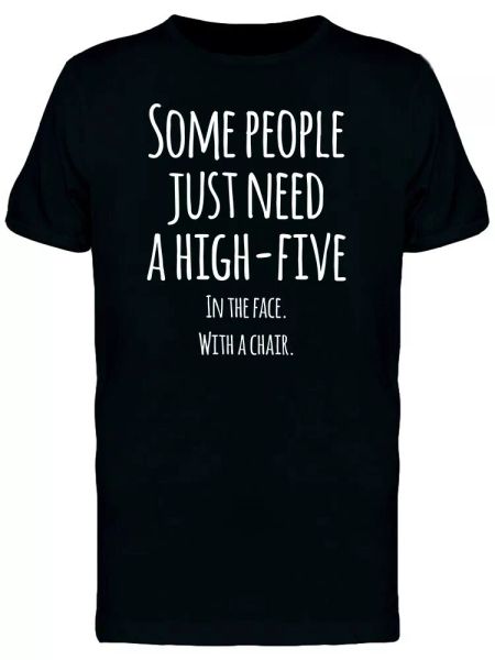 

face five men's tee -image by shutterstock, White;black