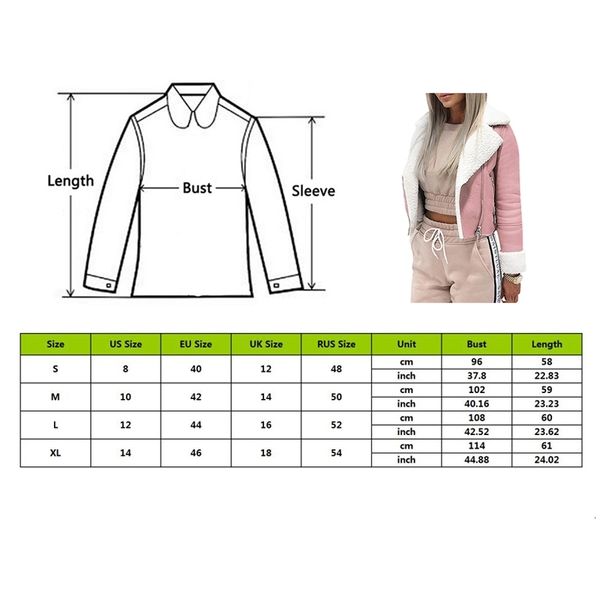 

spring women outerwear coat lapel suede leather buckle cool pilot jacket faux lamb wool motorcycle jackets 201014, Black;brown