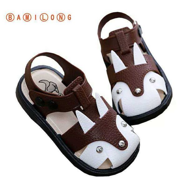 

bamilong kids summer beach shoes baby boys girls toddler sandals closed toe flat breathable slip-on arrive y92 210712, Black;red