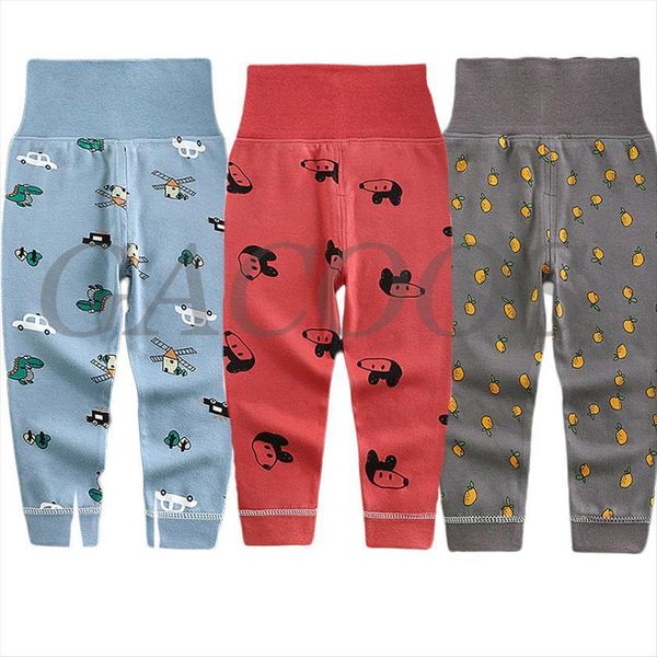 

baby cotton toddler pants children newborn leggings boys girls trousers kids clothes high waist warm protection belly homewear, Blue