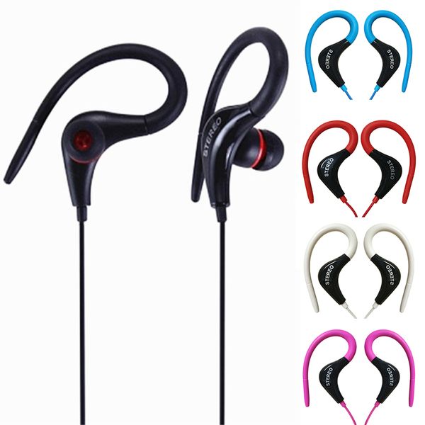 Hochwertiger Bass 3,5-mm-Klinken-In-Ear-Laufsport-Kopfhörer mit Geräuschunterdrückung, kabelgebundener Kopfhörer mit Mikrofon für Smartphone/MP3/MP4/PC